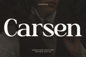 carsen font cover