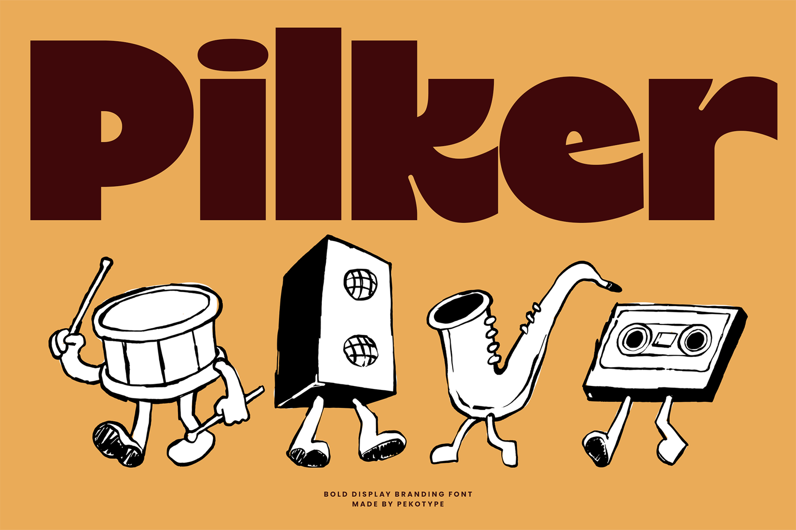 Pilker Font cover