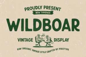 WILDBOAR FONT COVER