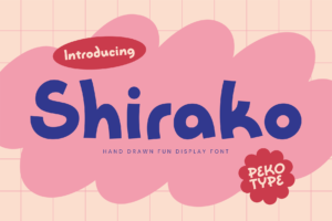 Shirako font cover