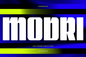 modri font cover