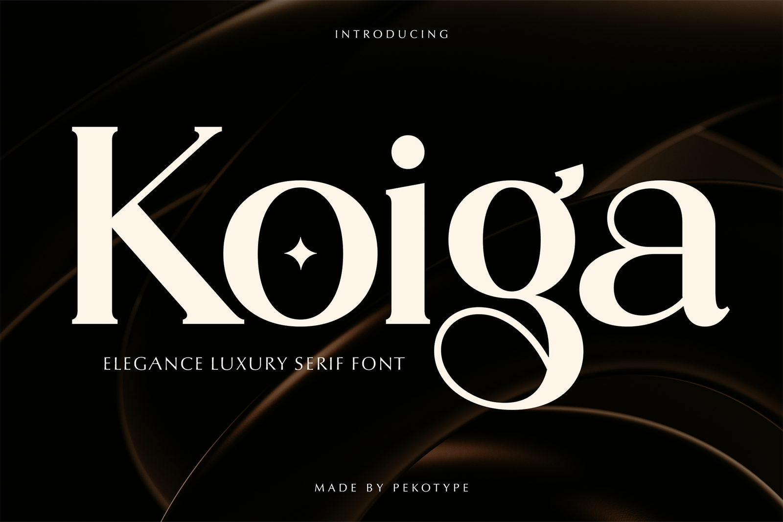 Koiga font cover