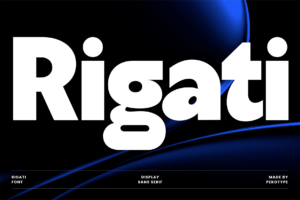 Rigati font cover