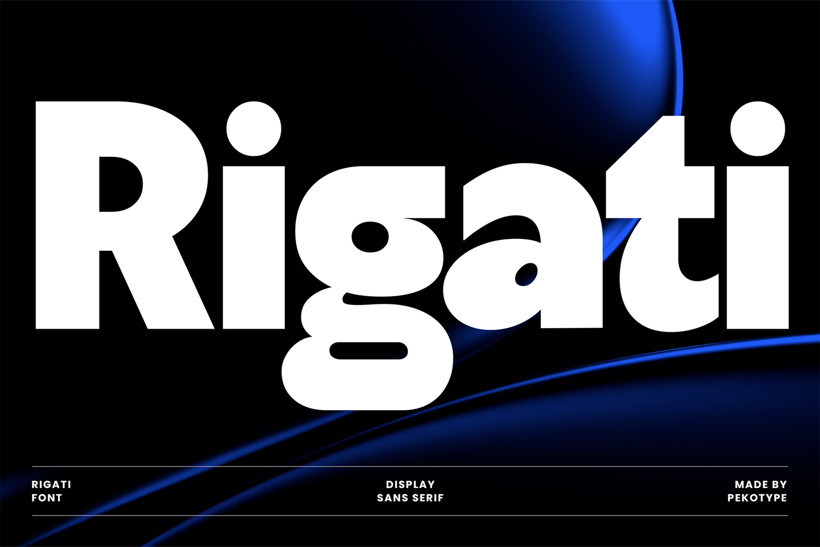 Rigati font cover
