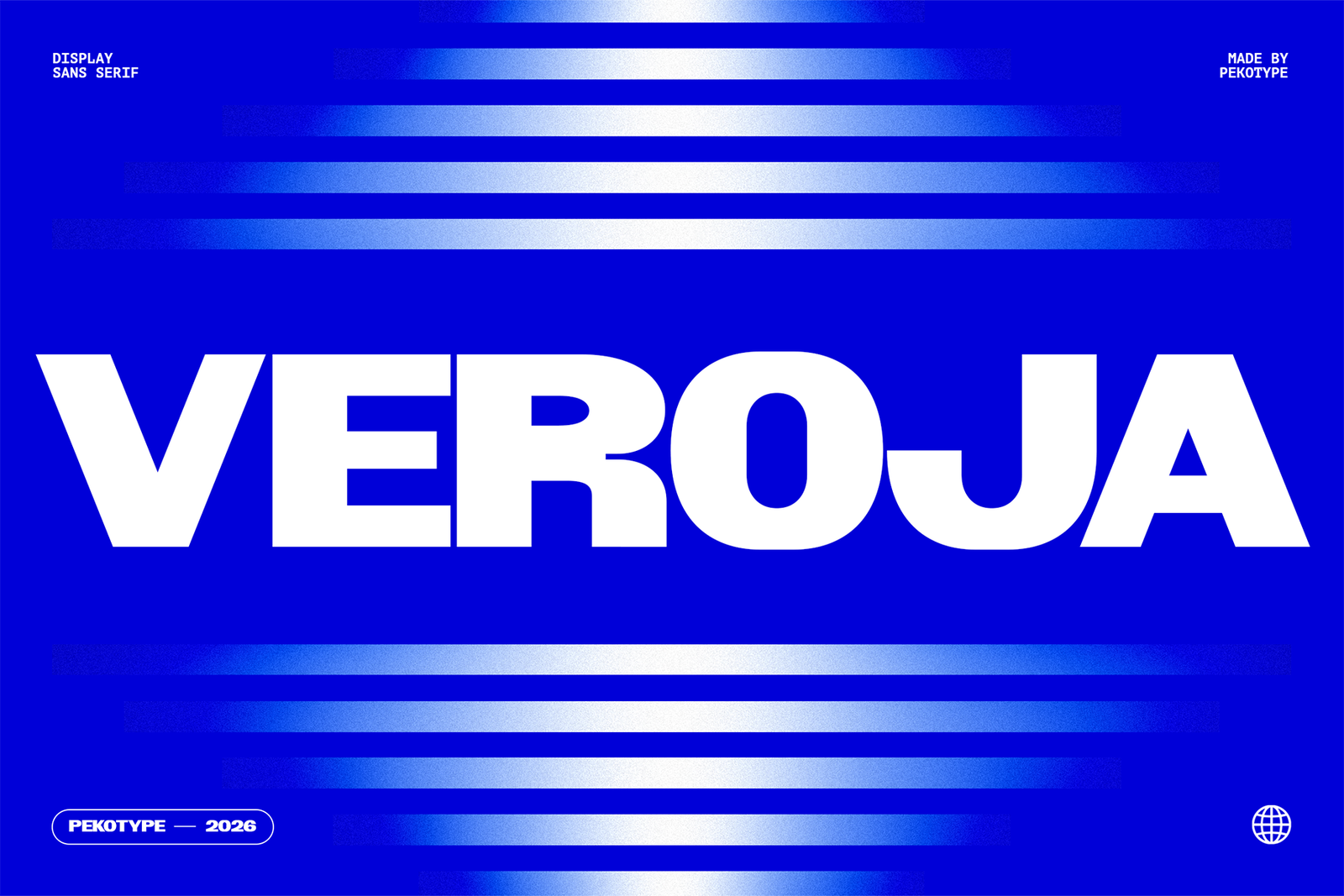 VEROJA font cover