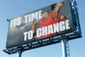 yotsuba font preview billboard mockup
