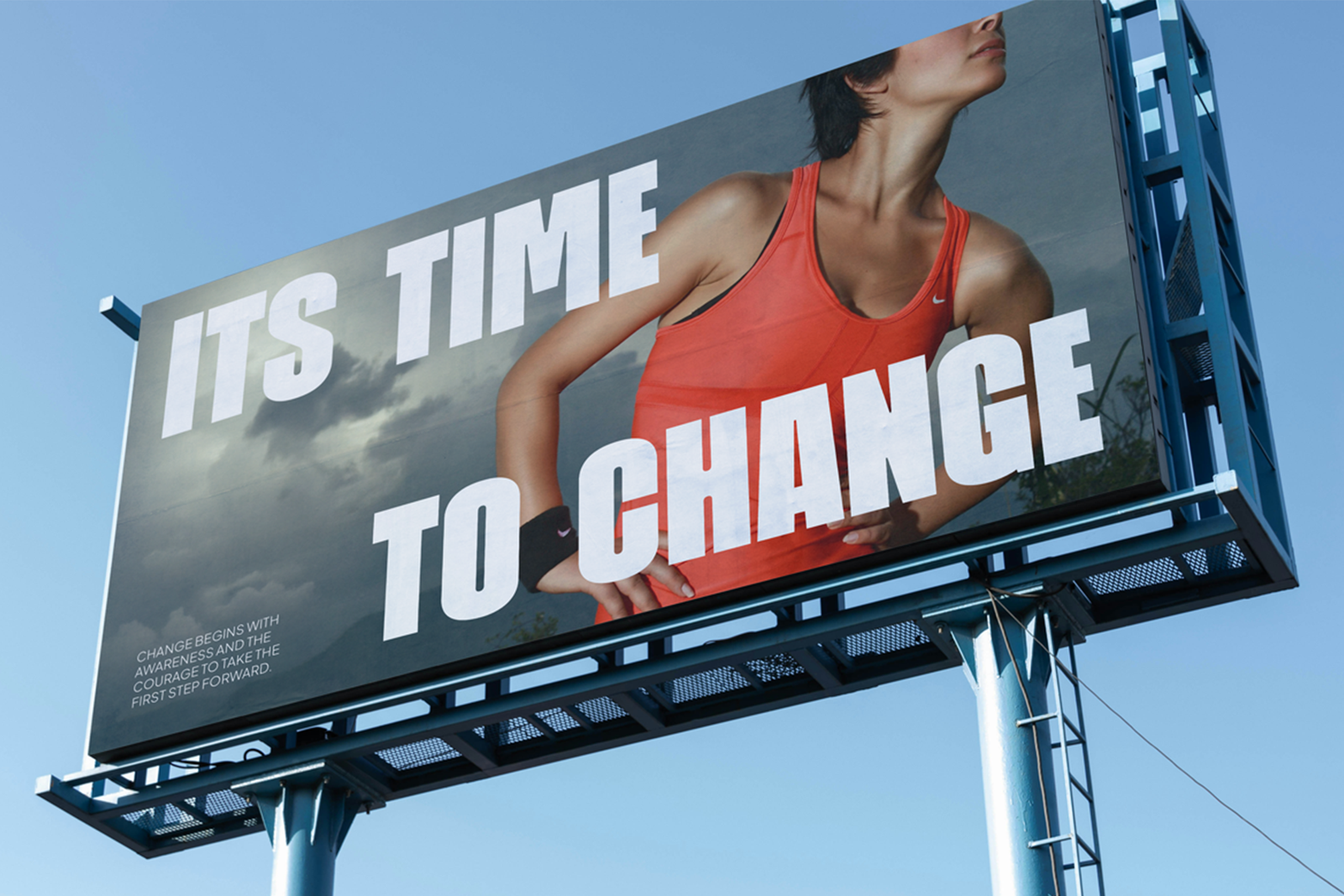 yotsuba font preview billboard mockup