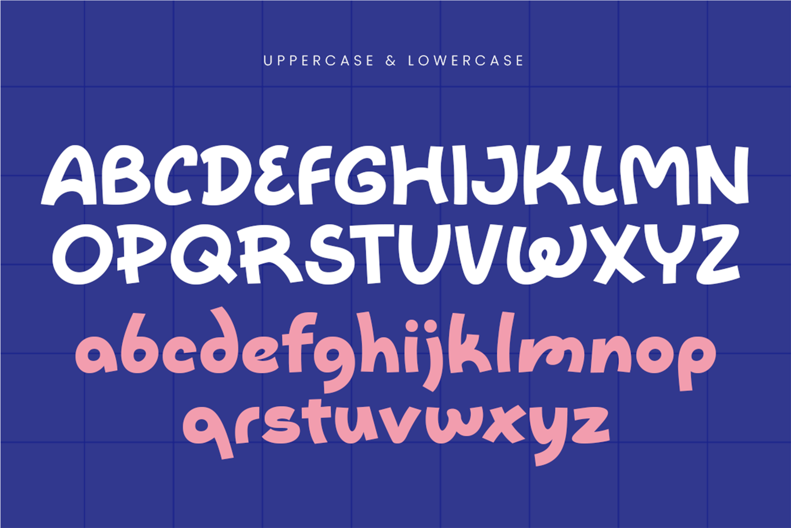 Shirako font alphabet character