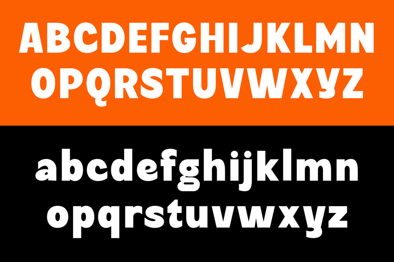 Rigat font Uppercase and lowercase