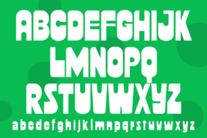 halibus font alphabet character