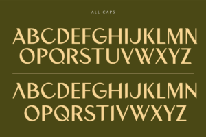 savore font alphabet