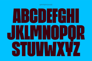 yotsuba font alphabet character