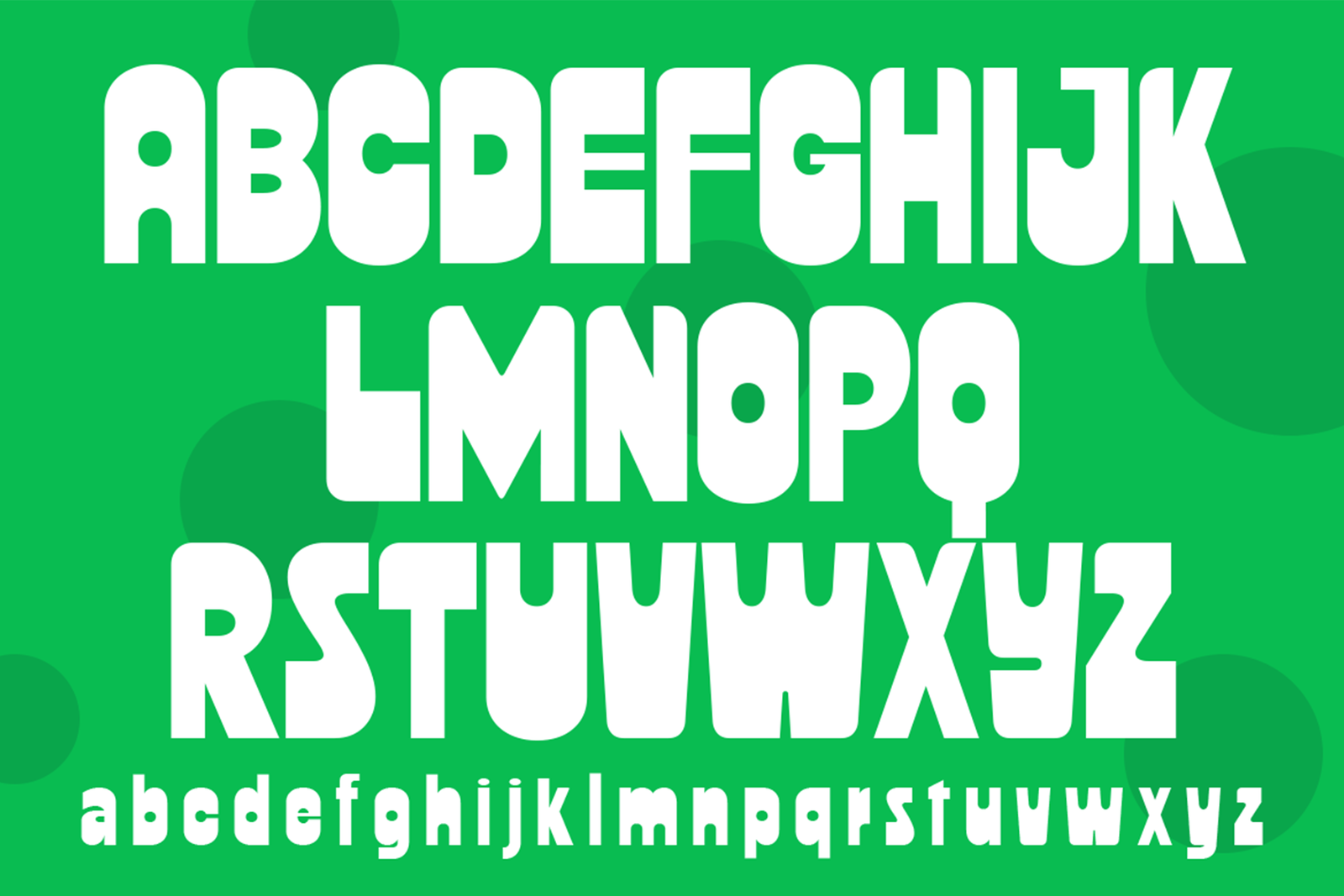 halibus font alphabet character