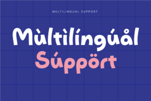 Shirako font multilingual
