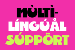 Olise font multilingual
