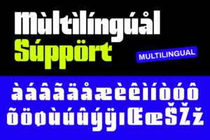 modri font multilingual