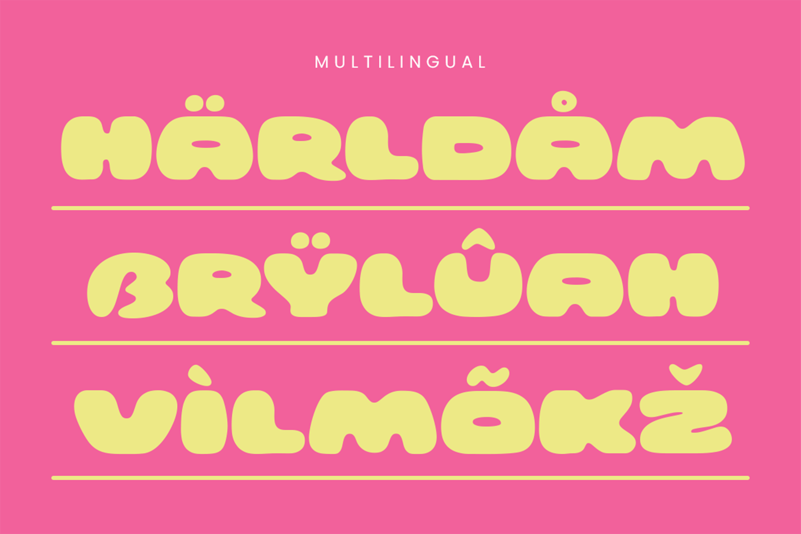 mellpo font multilingual