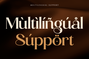 KOIGA font multilingual