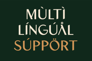 savore font multilingual