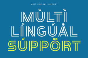 trailrun font multilingual