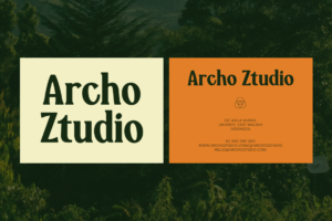 kelpon font branding design