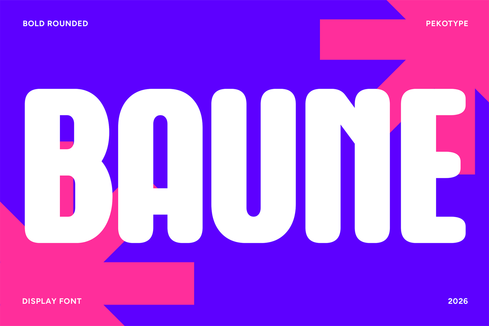 Baune font cover