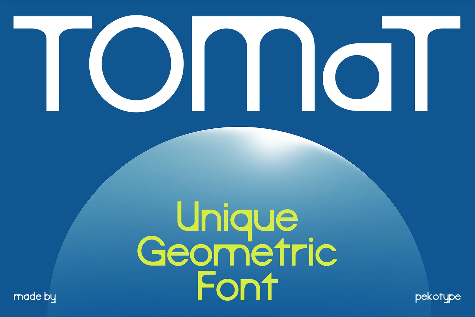 TOMAT FONT COVER