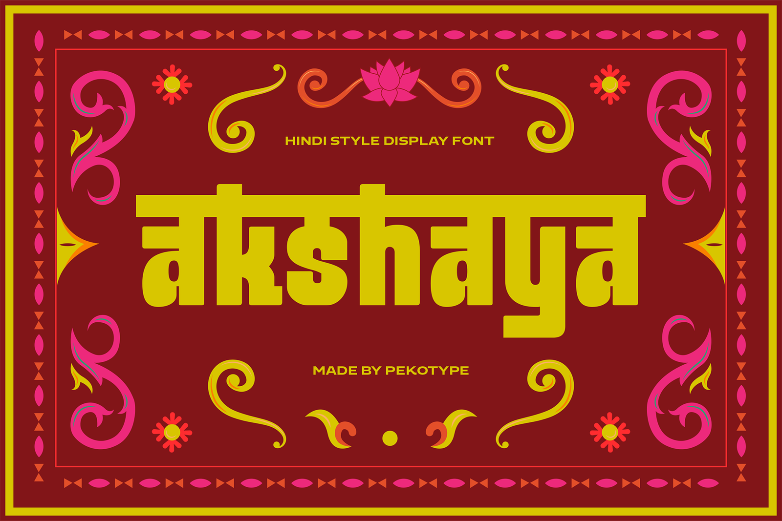 Akhsaya font cover