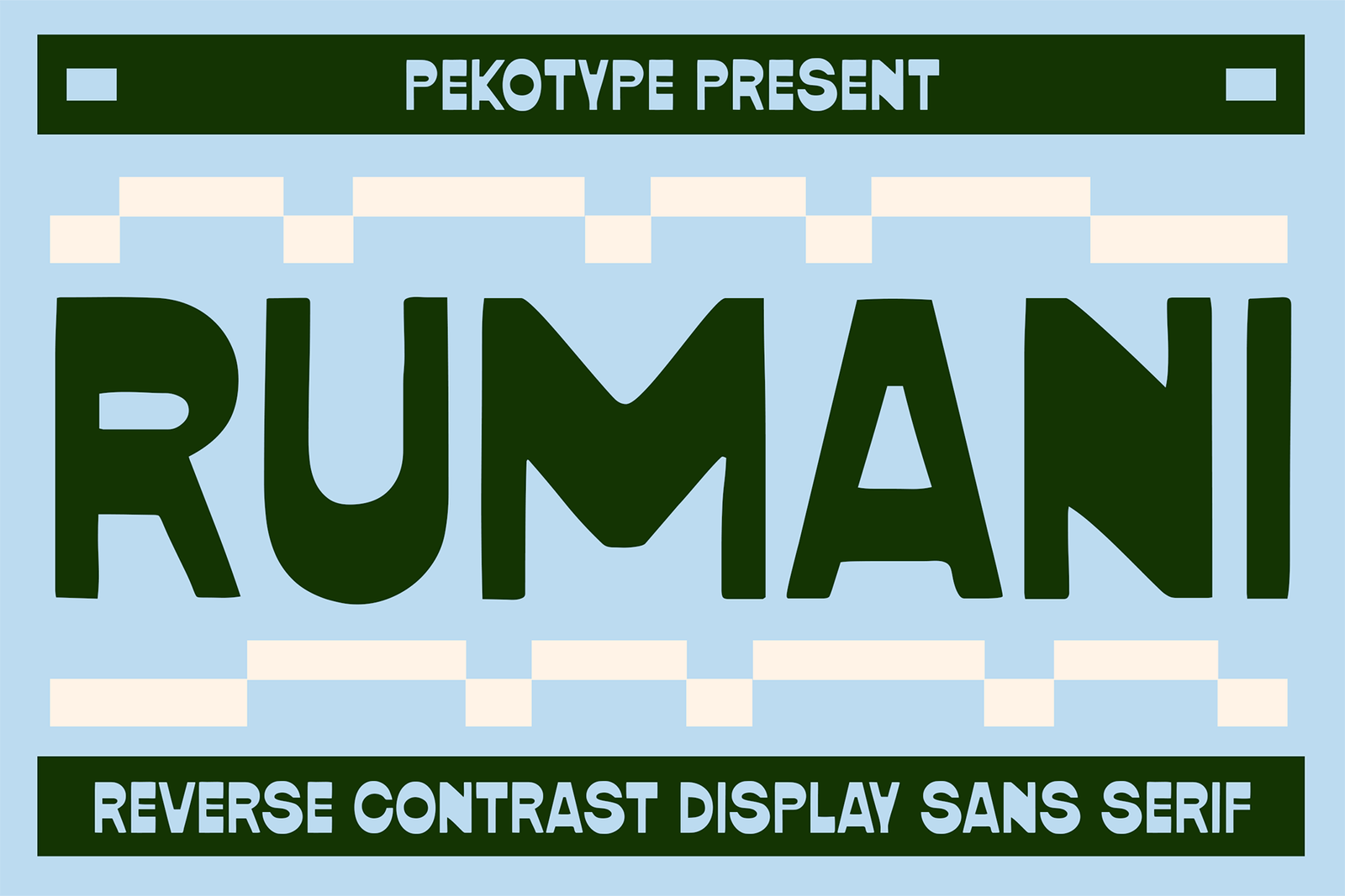 RUMANI font cover