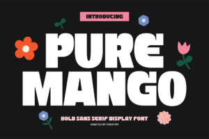 pure mango font cover