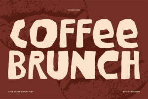 COFFEE BRUNCH font cover