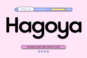 hagoya font cover