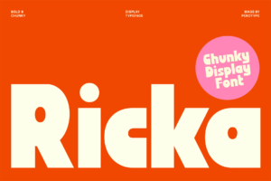 ricka font cover