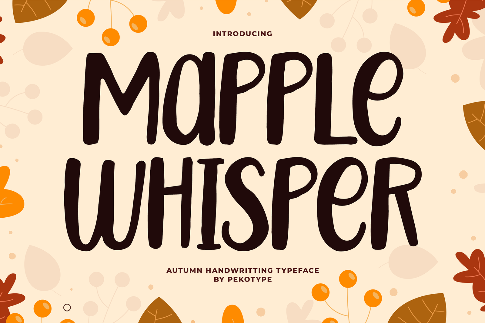 maple whisper font cover