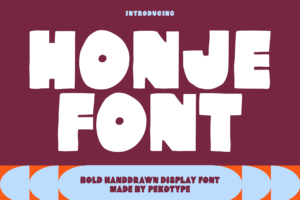 Honje font cover