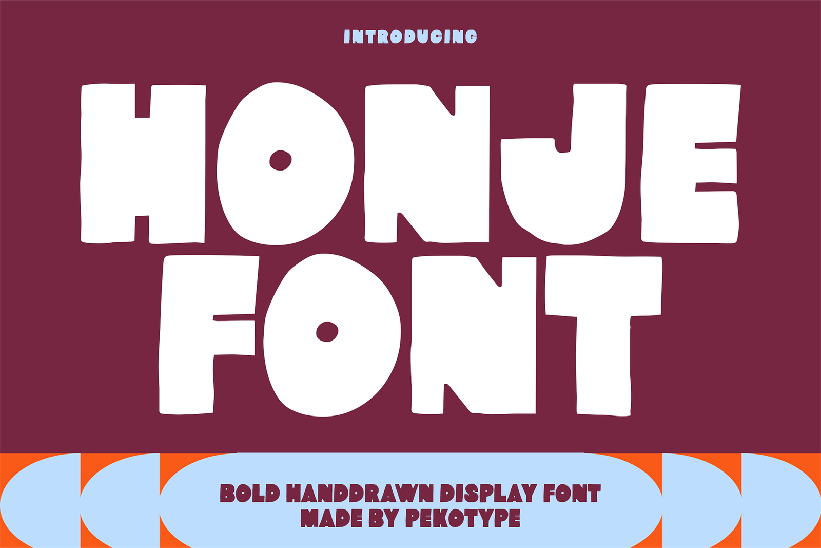 Honje font cover