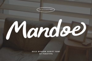 mandoe font cover