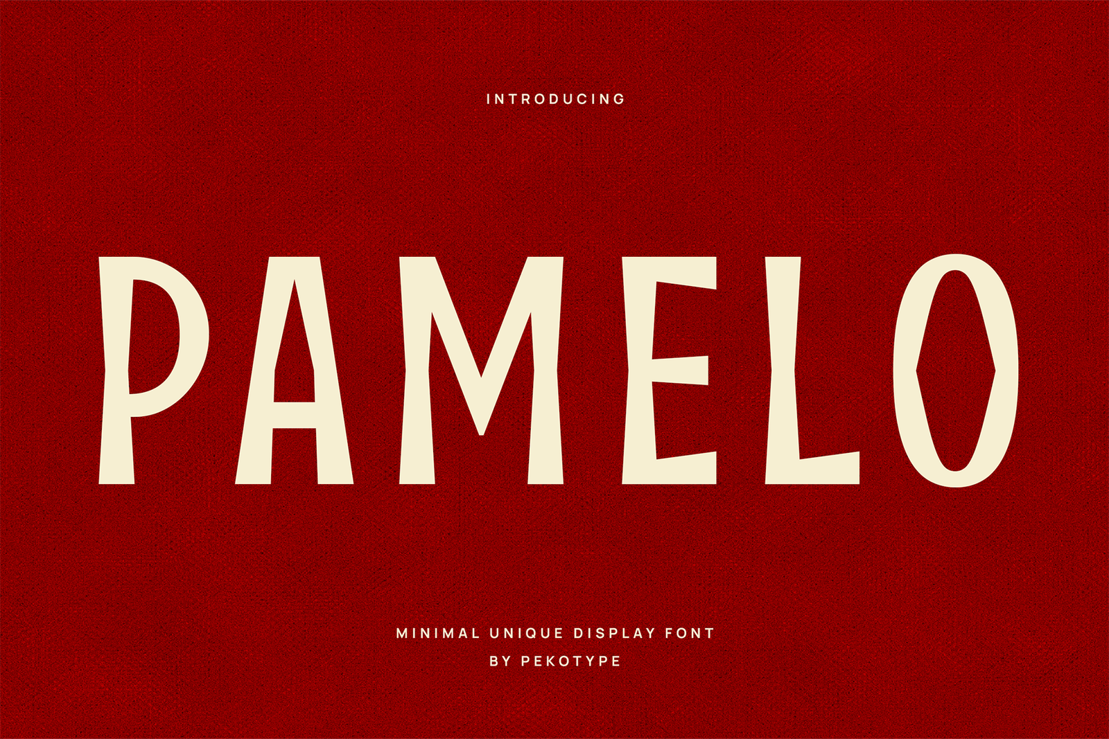 pamelo font cover