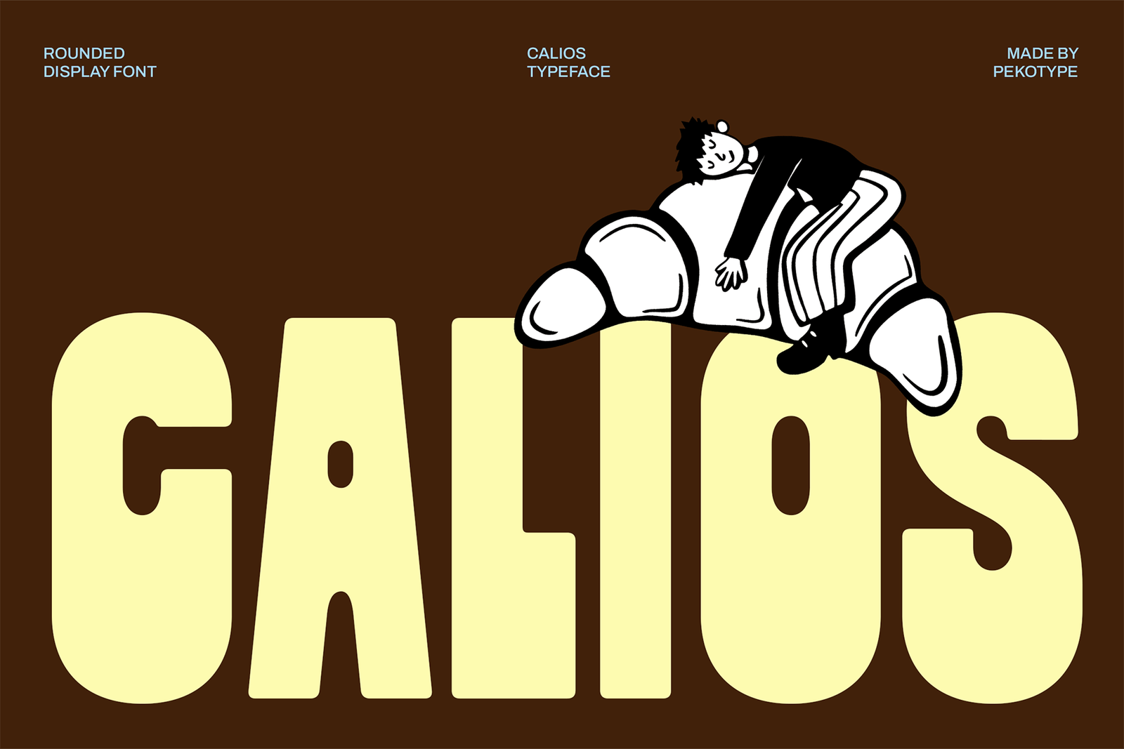 Calios font cover