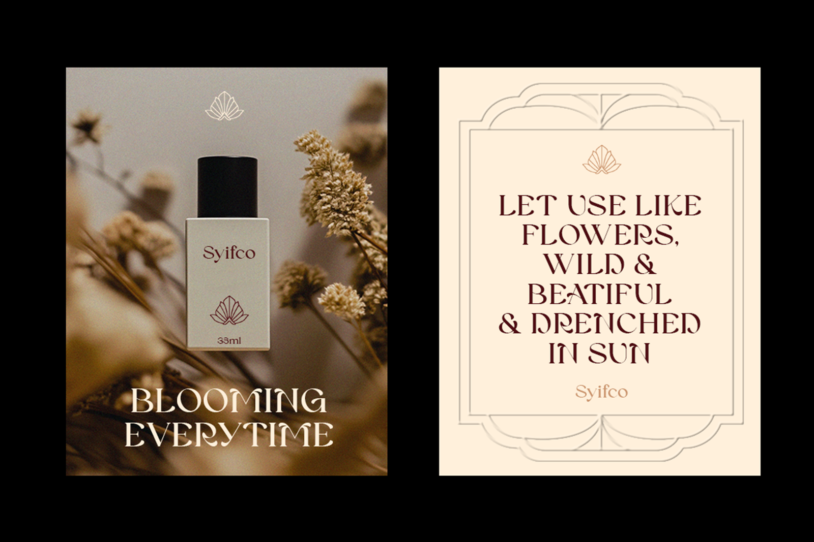 REINSA Font perfume packaging design