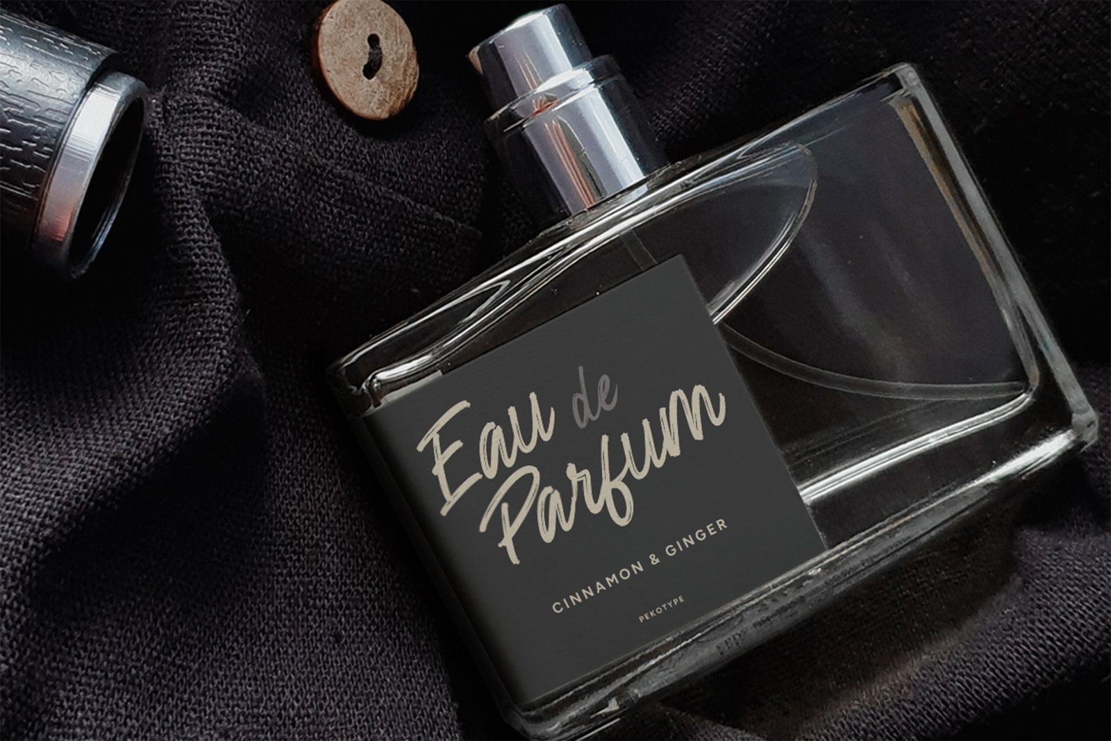 BASILK Font perfume packaging design