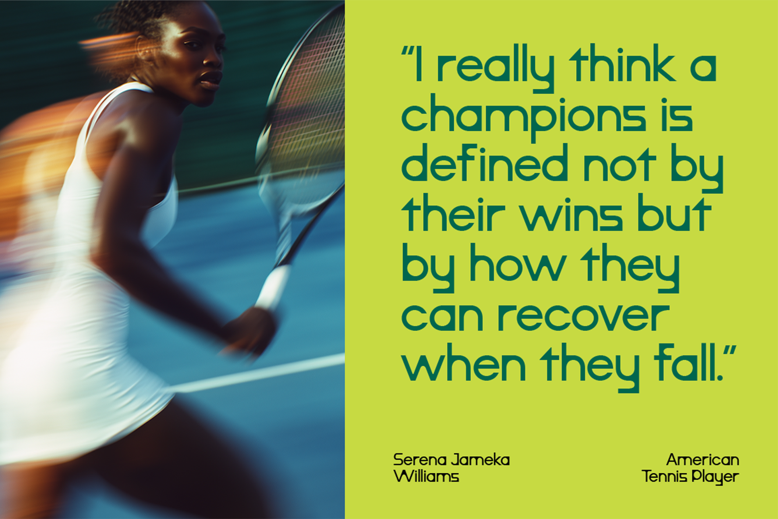 TOMAT Font athletic quote typography