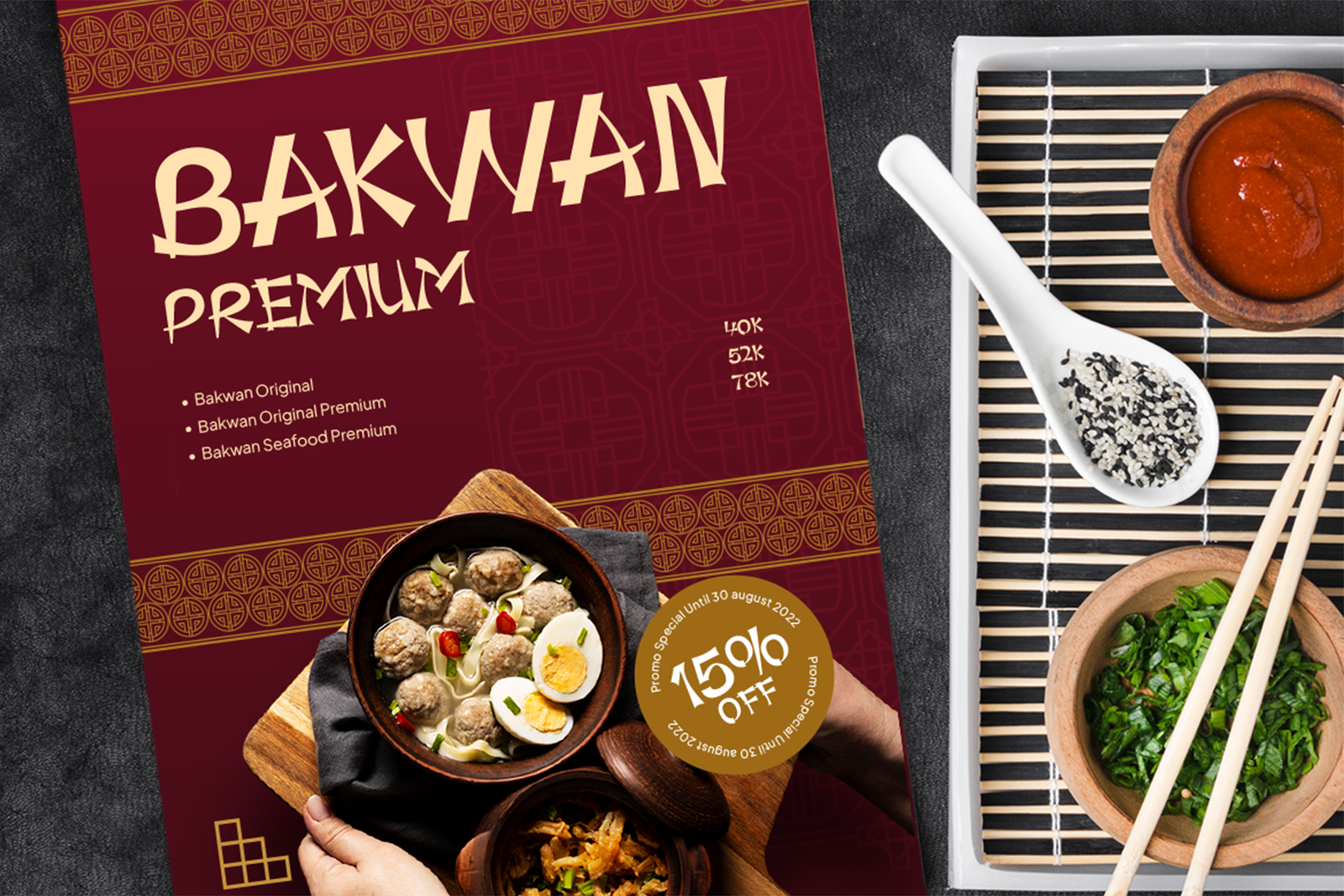ZILONG Font Asian branding example