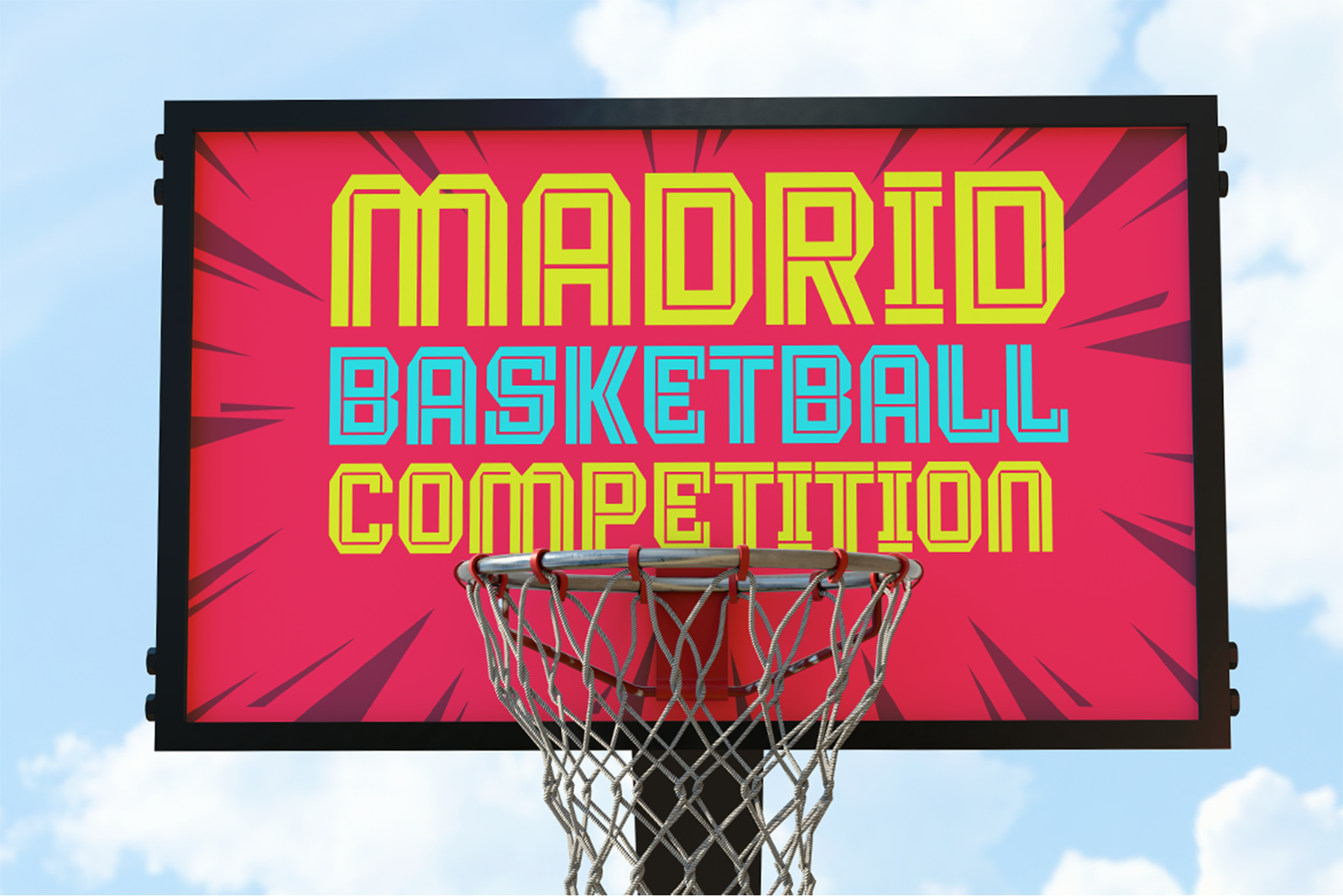 CUBARSI Font basketball competition design