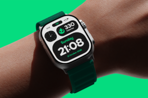 BREMER Font smartwatch marketing design