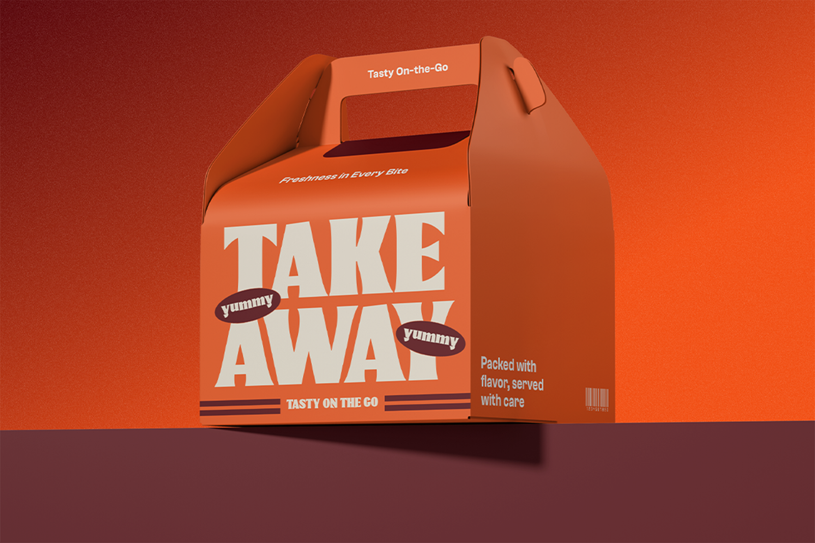 CILKER Font takeaway packaging design