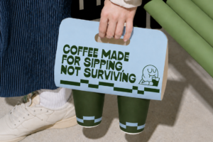 RUMANI Font coffee product packaging design