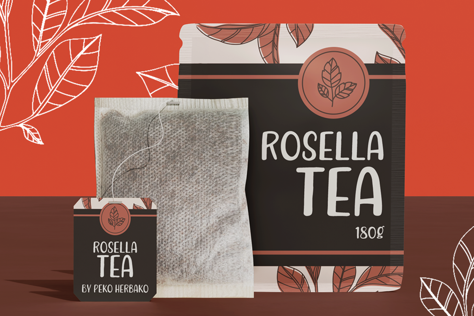 MAPLE WHISPER Font tea packaging
