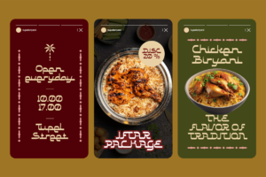 LAILATUL QADAR Font social media food branding design