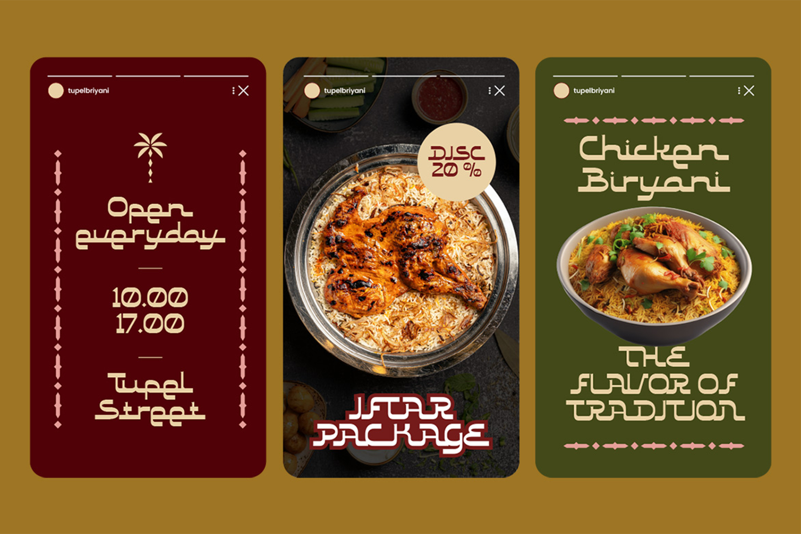 LAILATUL QADAR Font social media food branding design